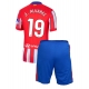 Atletico Madrid Julian Alvarez #19 Replike Domaci Dres za djecu 2024-25 Kratak Rukav (+ Kratke hlače)